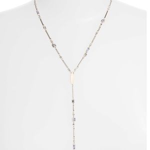 Kendra Scott Crowley Y Necklace in Lilac